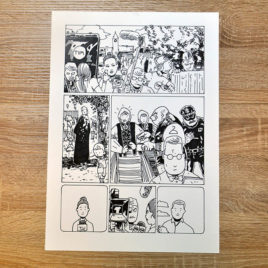 Oryginalna plansza z komiksu Lirnik