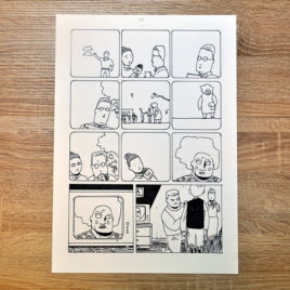 Oryginalna plansza z komiksu Lirnik