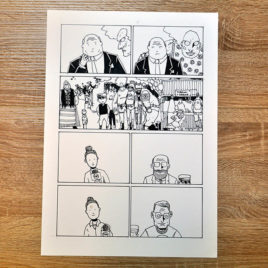 Oryginalna plansza z komiksu Lirnik