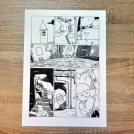 Oryginalna plansza z komiksu Lirnik