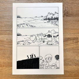 Oryginalna plansza z komiksu Lirnik