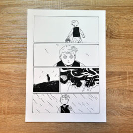 Oryginalna plansza z komiksu Lirnik